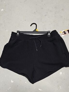 Nwt Black Women's Drawstring Lounge Shorts #69